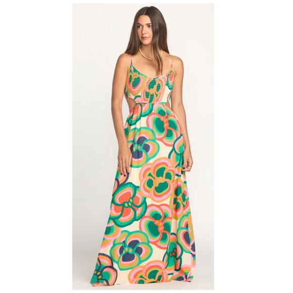 Billabong x Mami Wata True Desire Maxi Dress Size XS - Picture 2 of 12